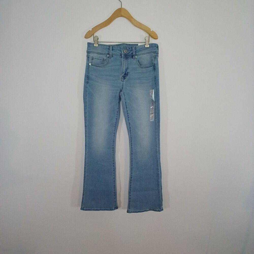 American Eagle Kick Boot Low Rise Super Stretch Jeans Size 6 NWT Y2K Preppy